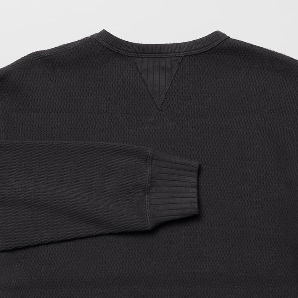 Date Thermal “Double V” Shirt Washed Black