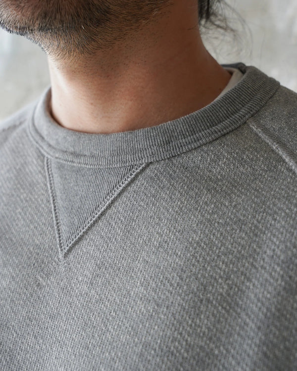 Pullover Crewneck - Double Heavyweight French Terry - Heather Grey