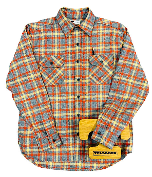 CLAMPDOWN Grey / Gold Flannel