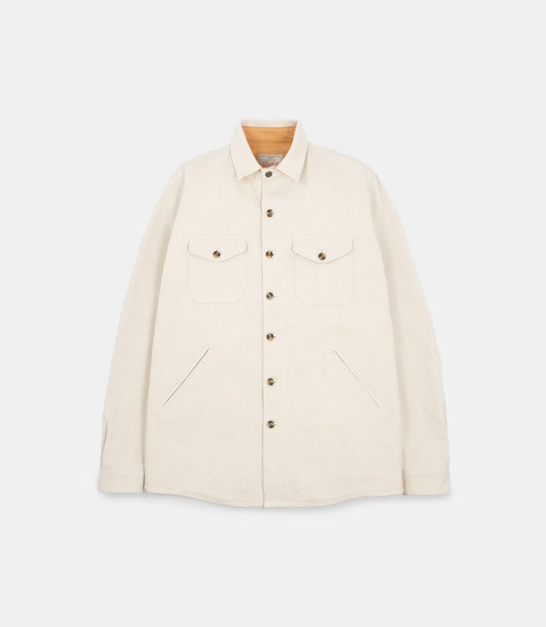 Crissman Overshirt - Natural Sashi-Ori