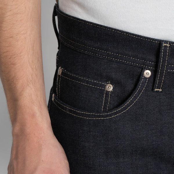 WEIRD GUY
FoxFibre® Green Weft Selvedge Denim Jeans