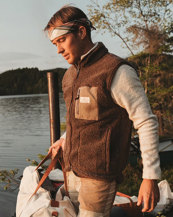 HEROES WOOL FLEECE VEST MENS