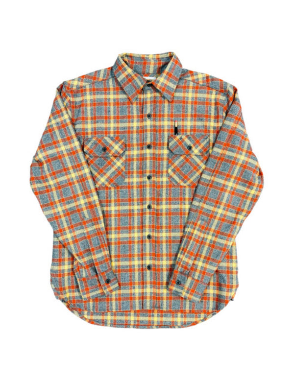 CLAMPDOWN Grey / Gold Flannel