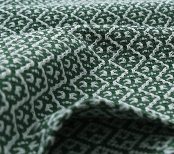 Pine Jacquard Short Sleeve Havana Shirt