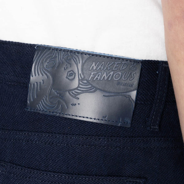 Maekake Dobby - Indigo Weird Guy Jeans