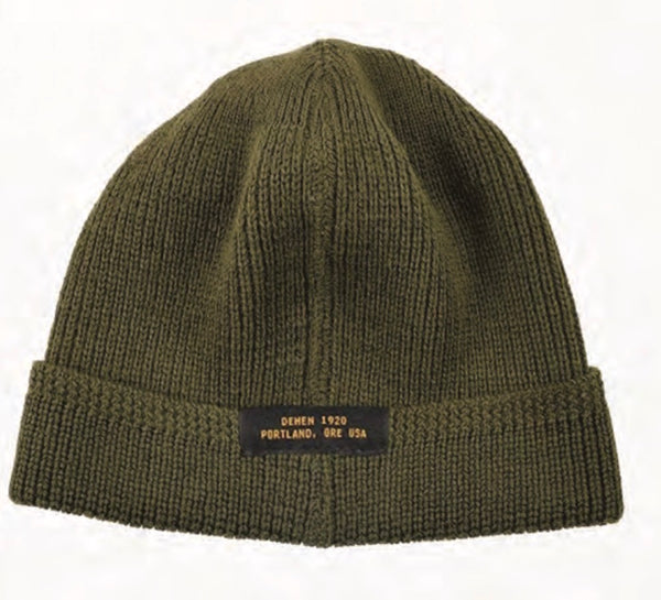 Wool Knit Watch Cap - Loden