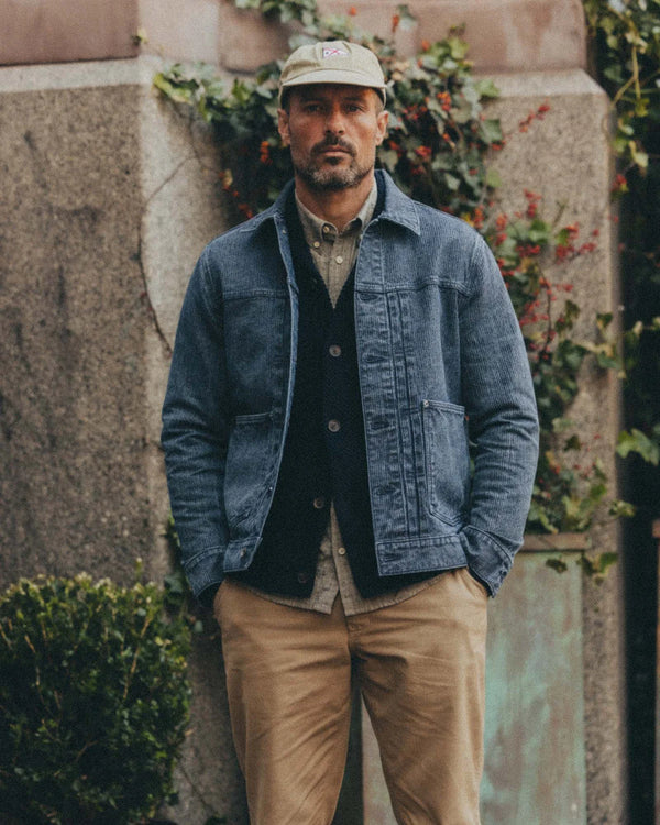 Limited Edition - The Ryder Jacket
in Japanese Washed Indigo Sashiko