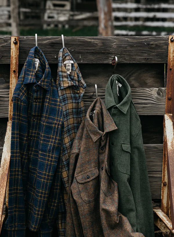 The Brace Triple Twisted Plaid Shirt - Oak
