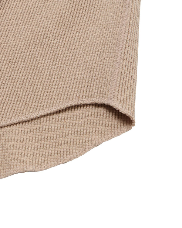 Henley - Foxfibre® Heavyweight Waffle - Coyote 15