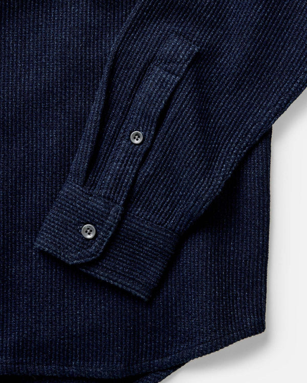 The Utility Shirt
in Rinsed Indigo Sashiko