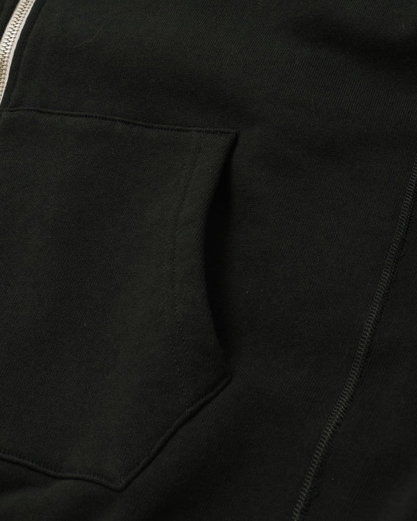 Zip Hoodie - Super Looper French Terry - Sumi Black