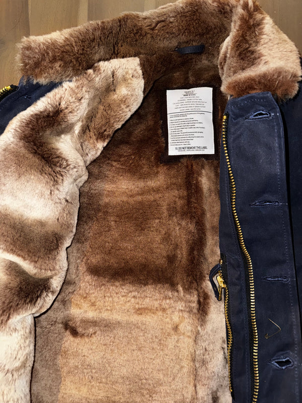 N-1 Deck Jacket - Navy Kodiak