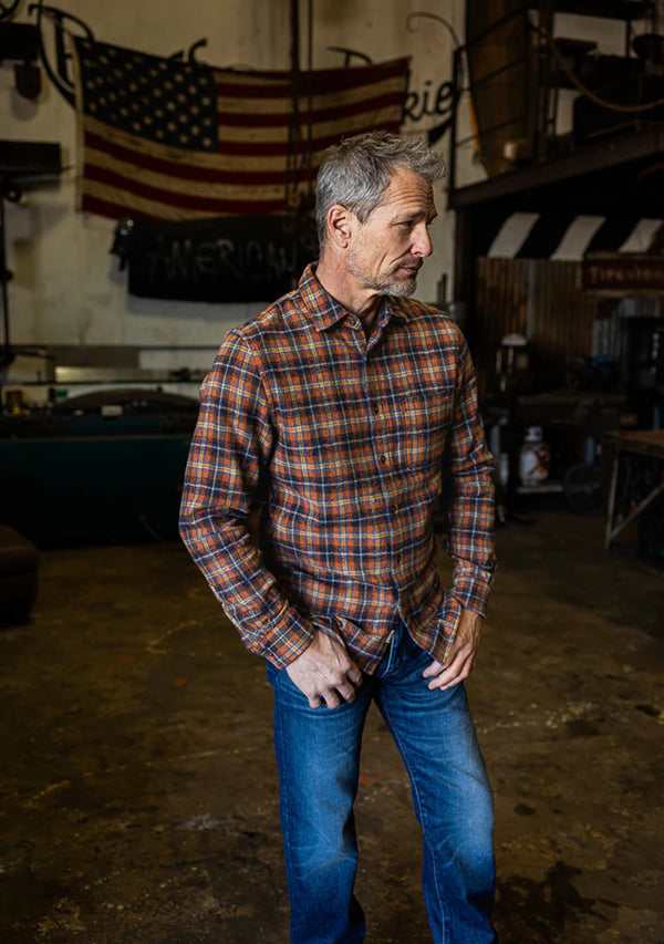 The Ripper Triple Twisted Plaid Shirt - Solstice