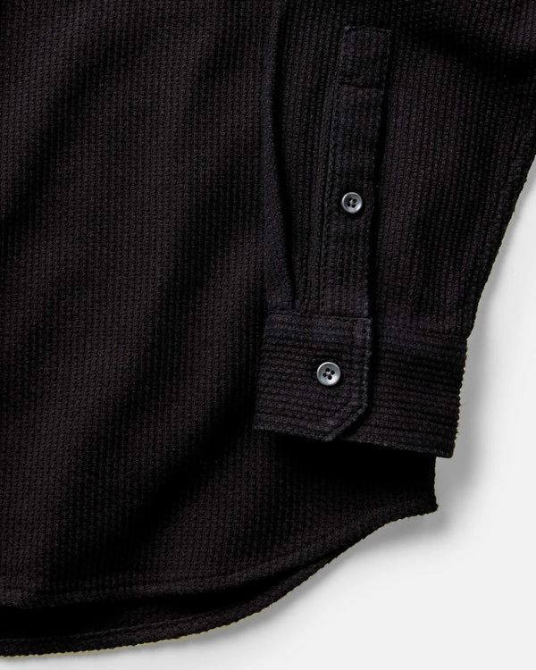The Utility Shirt in Black Indigo Sashiko