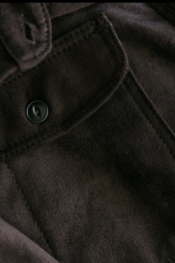 The Brace Velour Knit - North West Brown