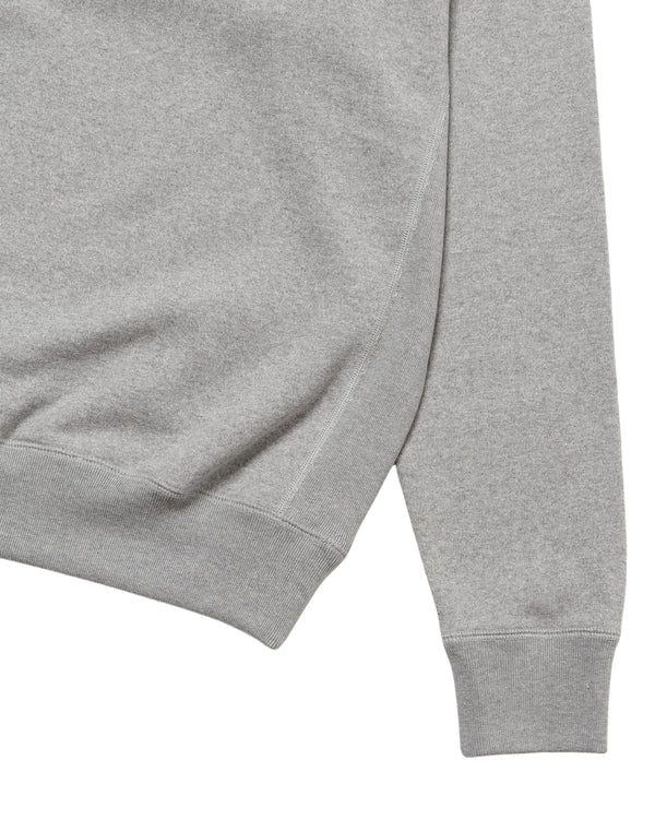 Pullover Crewneck - Super Looper French Terry - Heather Grey