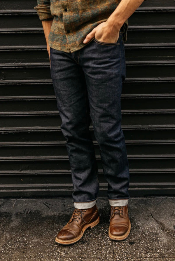 THE HAMMER STRAIGHT TEACORE - RAW 14.5OZ SELVEDGE Denim Jeans