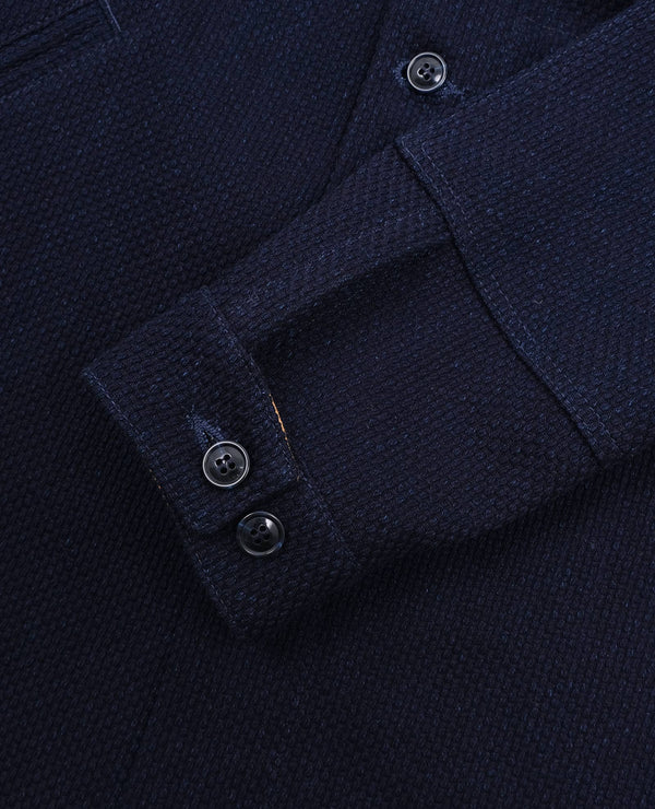 Crissman Overshirt - Indigo Sashiko