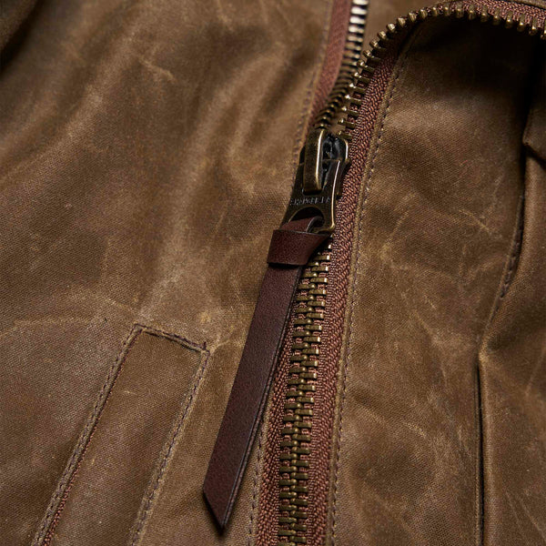 “Swedish” Tan Motorcycle Waxed Canvas Jacket (Ltd. Ed. 100 pcs)