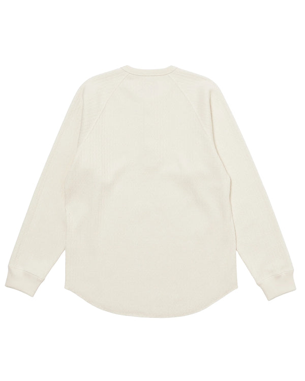 Henley - Cashmere Blend Honeycomb - Ecru