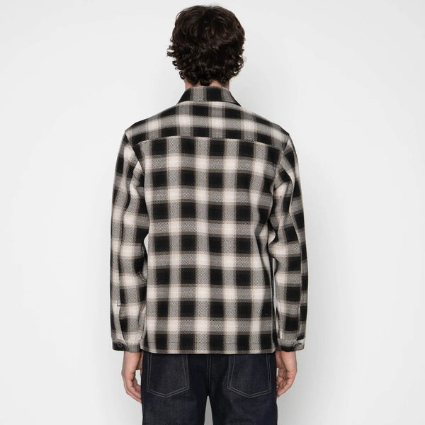 Trippy Ombre Plaid Work Shirt