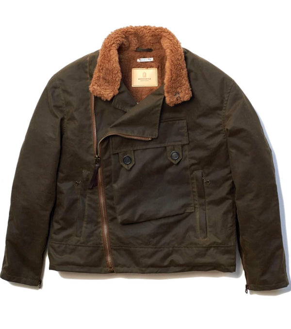 “Swedish” Army Green Motorcycle Waxed Canvas Jacket
LIMITED EDITION 50 pcs worldwide