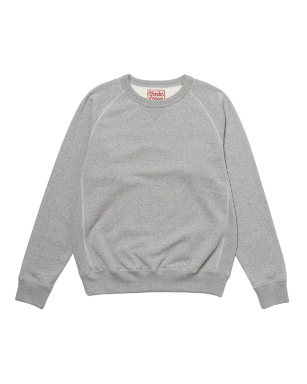 Pullover Crewneck - Super Looper French Terry - Heather Grey