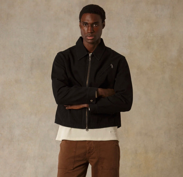 Crop Mechanic Jacket - Black