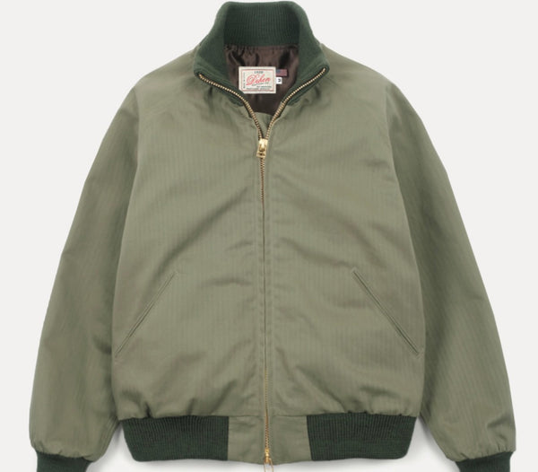 Pilot Jacket - Sage Dry Waxed Cotton
