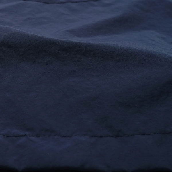 Navy Nylon Anorak Jacket