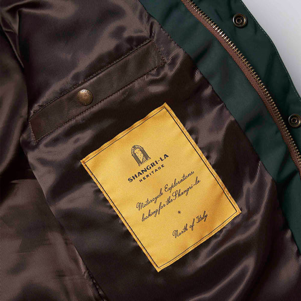 “Bivacco” Forest Green Western Down Jacket