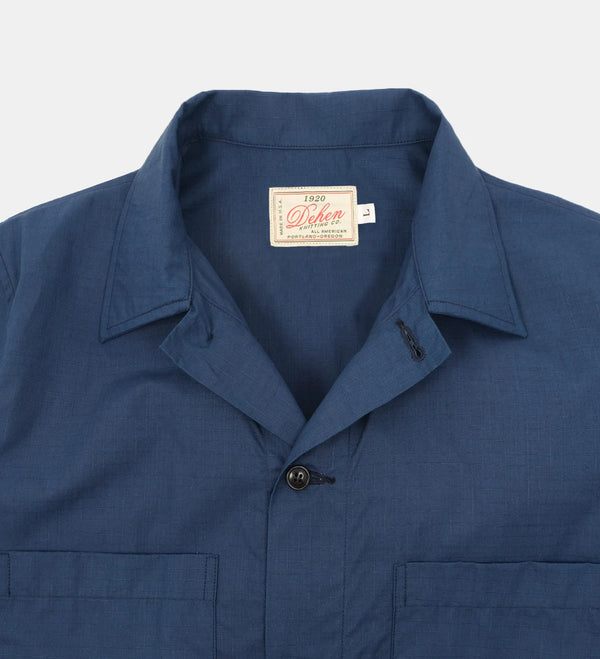 Short Sleeve Skyliner Shirt Indigo Ripstop