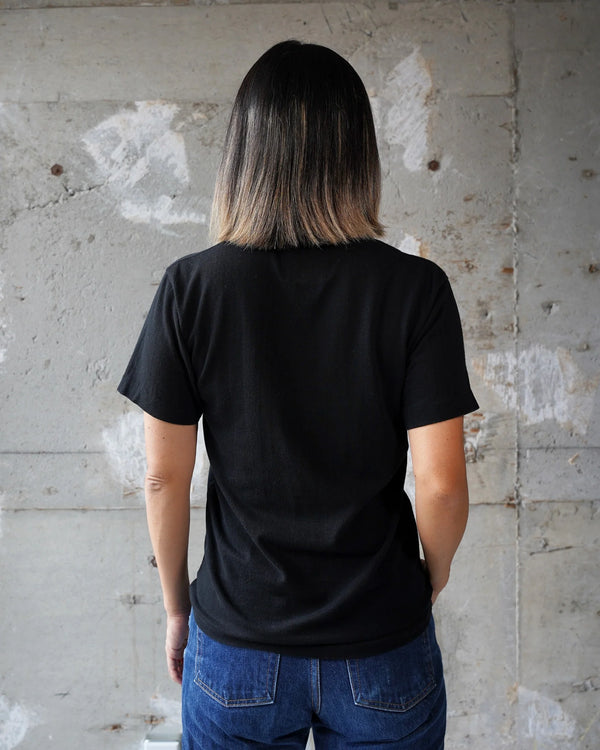 Crewneck T-shirt - Ultimate Pima Tsuriami - Black