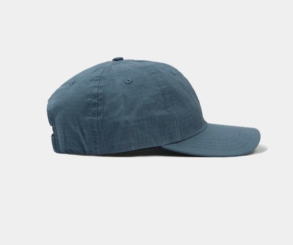 Waxed Baseball Hat - Faded Blue Dry Waxed Rip Stop