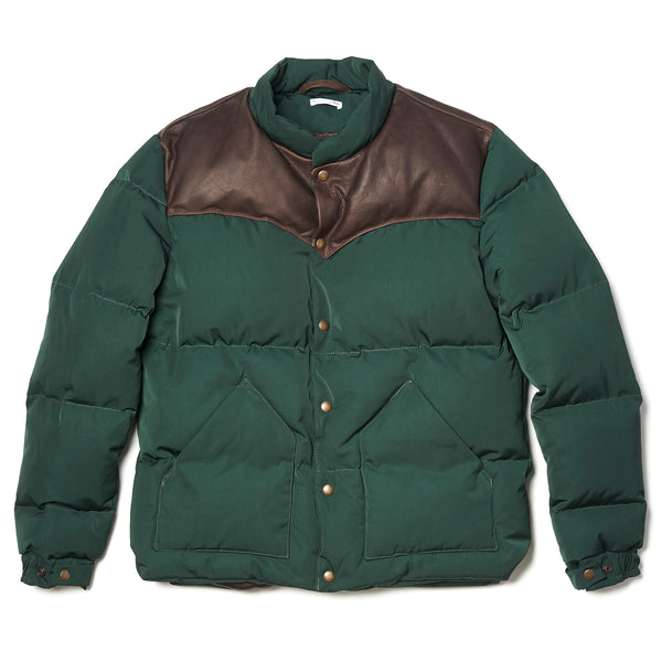“Bivacco” Forest Green Western Down Jacket