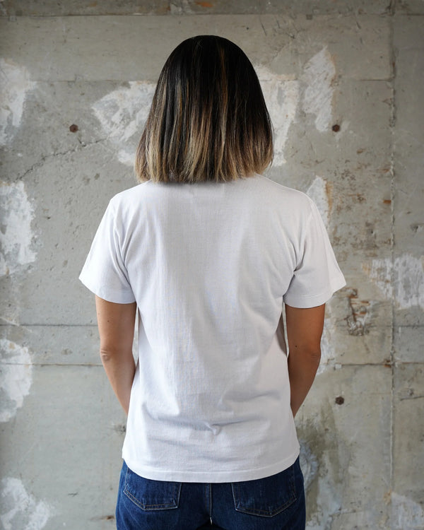 Crewneck T-shirt - Ultimate Pima Tsuriami - White