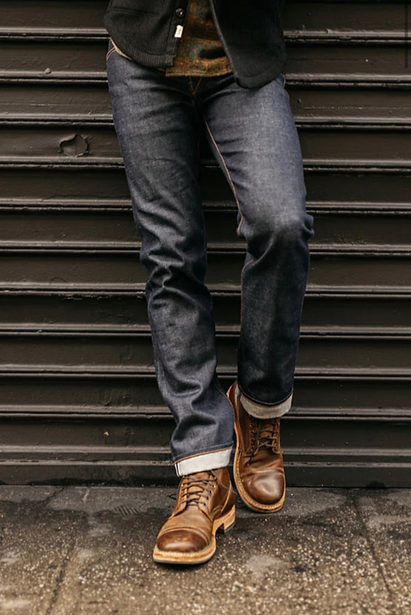 THE HAMMER STRAIGHT TEACORE - RAW 14.5OZ SELVEDGE Denim Jeans