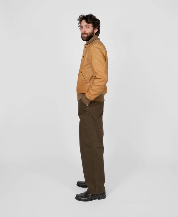 All-City Leather Jacket - Rust