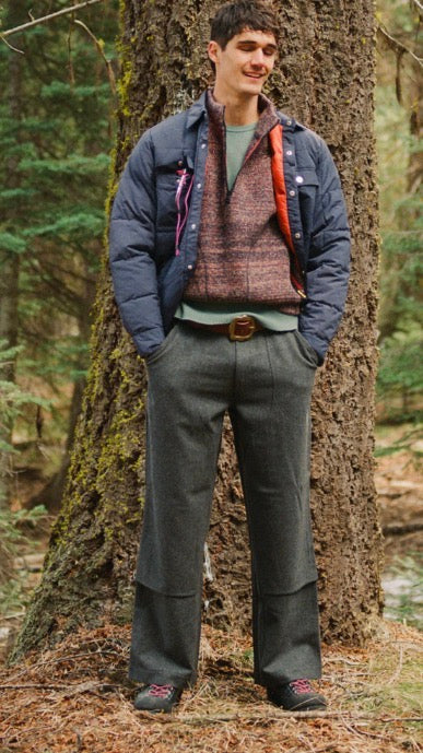 Doubleback Wool Flannel Pant