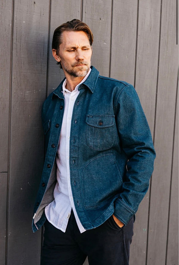 THE ANVIL 70S BLUE INDIGO - RINSE 14OZ SELVEDGE