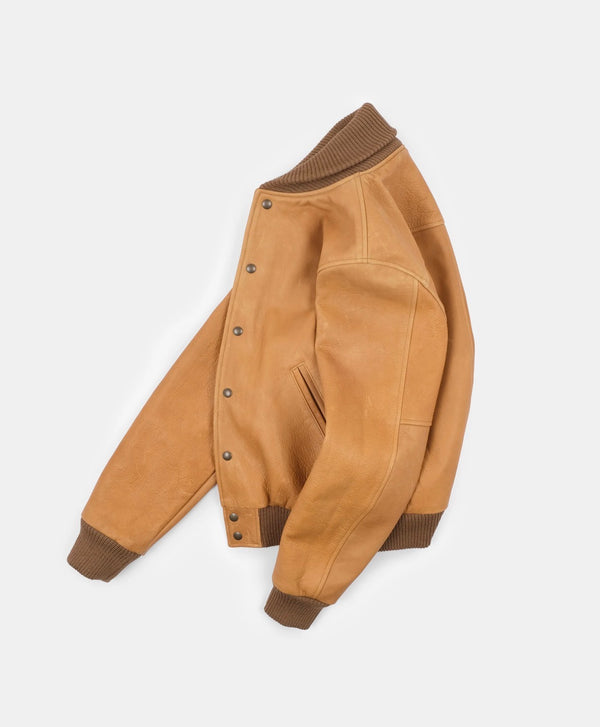 All-City Leather Jacket - Rust