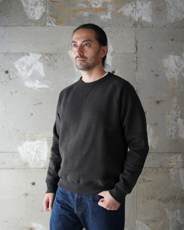 Crewneck - Double Heavyweight French Terry - Sumi Black