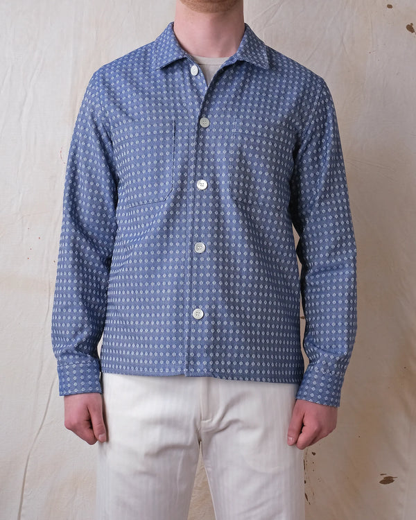 Blue Jay Jacquard Denim Club Shirt