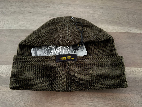 Wool Knit Watch Cap - Loden
