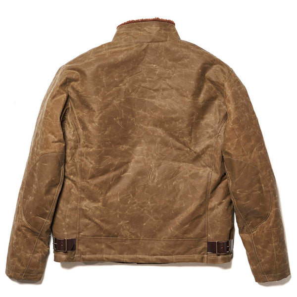 “Swedish” Tan Motorcycle Waxed Canvas Jacket (Ltd. Ed. 100 pcs)