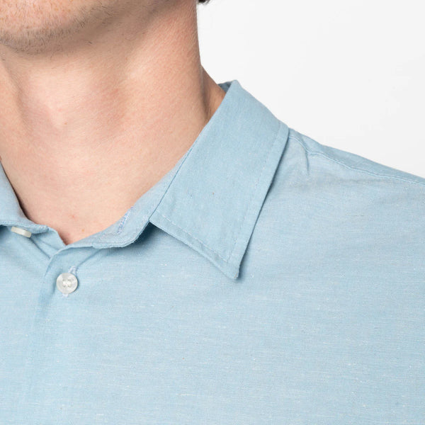 TRUE SHIRT
Selvedge Chambray - Pale Blue