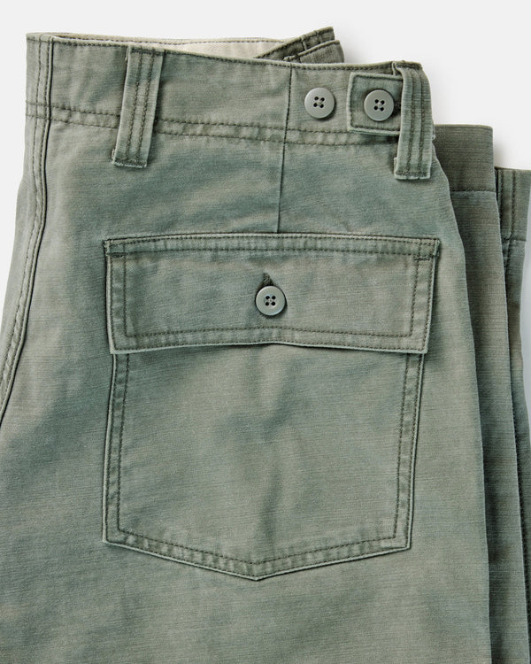 The Surplus Pant
in Field Olive Reverse Sateen