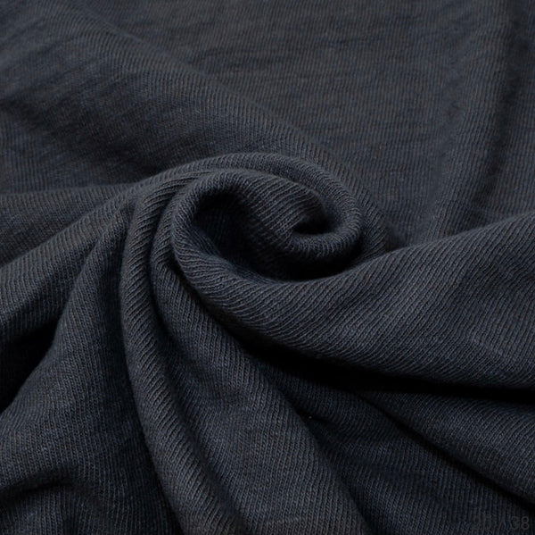 No. 8 Slub Nep Short Sleeve T-Shirt - Steel Gray