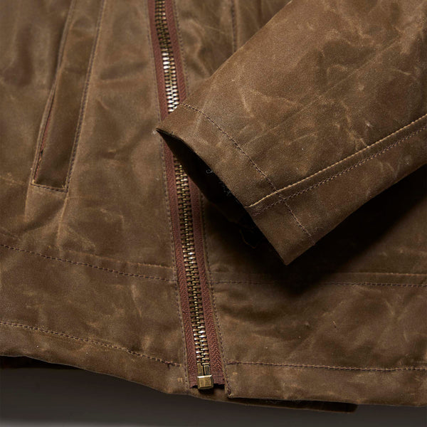 “Swedish” Tan Motorcycle Waxed Canvas Jacket (Ltd. Ed. 100 pcs)