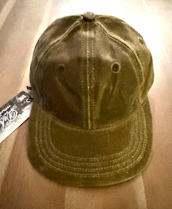 Unstructured Baseball Hat - Loden - Waxed Canvas